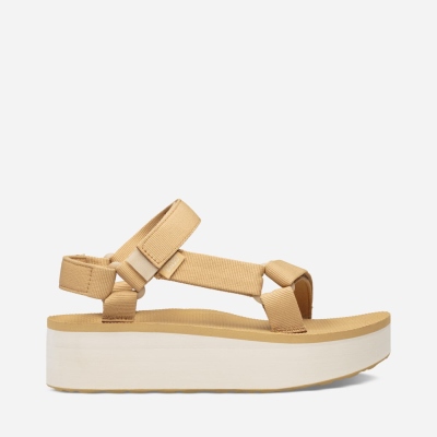 Dámské Sandály Teva Flatform Universal Hnědožlutý - CZ936726